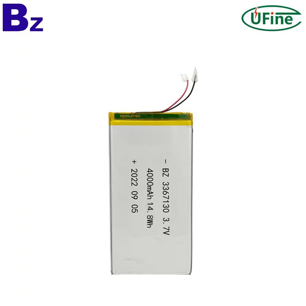 3367130 3.7V 4000mAh Li-polymer Battery 3367130 3.7V 4000mAh Li-polymer Battery