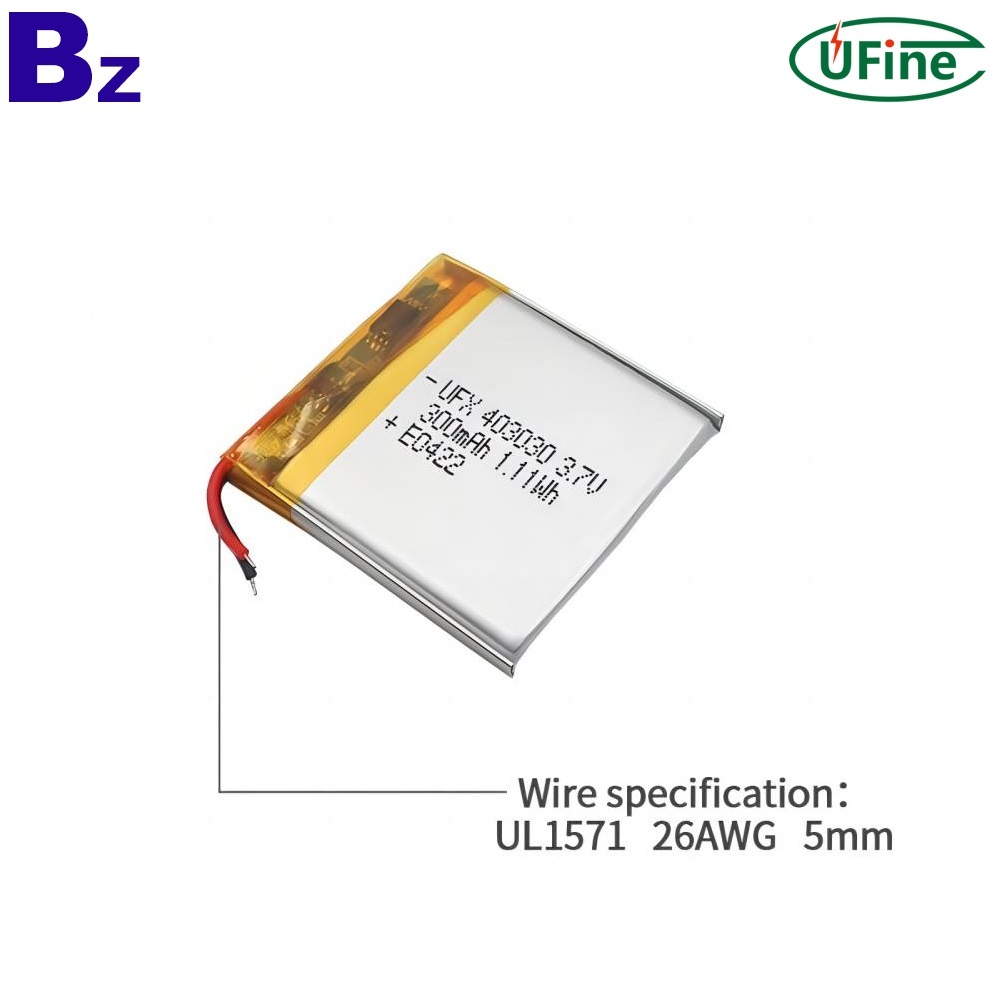 전문 생산 3.7V 300mAh 배터리 전문 생산 3.7V 300mAh 배터리