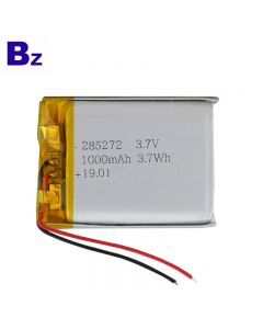 Shenzhen Best Quality For Handle Lighting Lipo Battery BZ 285272 1000mAh 3.7V Li-Polymer Battery With UL Certification