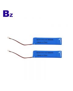China Lithium Cells Manufacturer Supply Lipo Batteries Medical Device BZ 351772 7.4V 400mAh Polymer Li-ion Battery