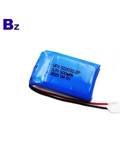 High Performance For Car Navigation Instrument Lipo Battery UFX 502030-2P 500mAh 3.7V Li-Polymer Battery