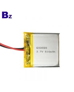 Cheap OEM Battery for LED Light BZ 603030 500mAh 3.7V Lipo Battery with KC Certification