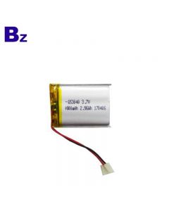 China Factory Long Life Rechargeable Lithium Battery for Wireless PC Keyboard BZ 653040 800mAh 3.7V Lipo Battery with KC Certification