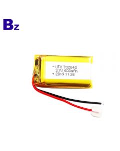 Eco-friendly High Performance For Beauty Liquid Injection Instrument Lipo Battery UFX 702540 600mAh 3.7V Li-Polymer Battery 