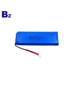 Eco-friendly High Performance Bluetooth Speaker Lipo Battery UFX 802680-2S 850mAh 7.4V Lithium Polymer Battery 