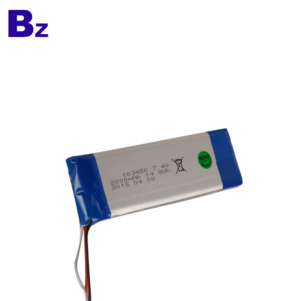 Battery for Cosmetic Instrument 2000mah 7.4V Battery for Cosmetic Instrument 2000mah 7.4V
