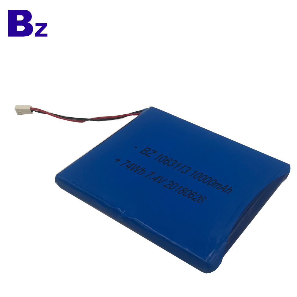 10Ah 7.4V Li-Polymer Battery for Medical Equipment 10Ah 7.4V Li-Polymer Battery for Medical Equipment