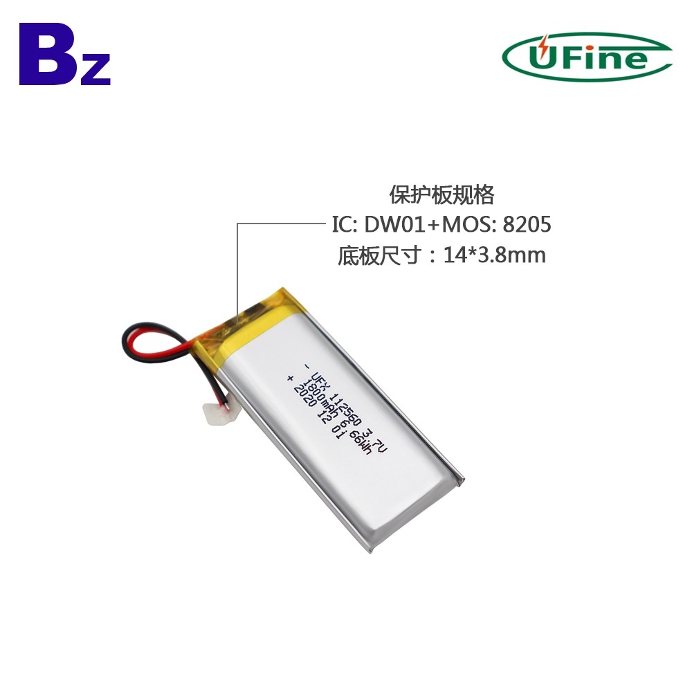 112560 1800mAh 3.7V Li-Polymer Battery 112560 1800mAh 3.7V Li-Polymer Battery