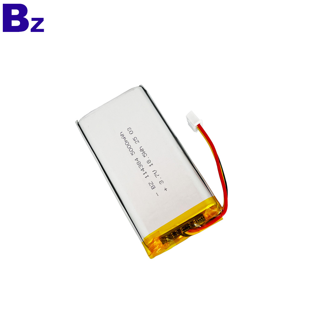 114384 5000mAh 3.7V 충전식 리튬 폴리머 배터리