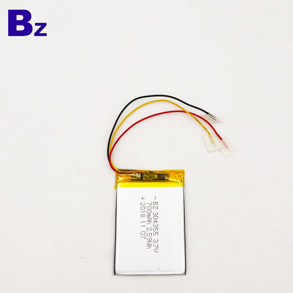 BZ 304355 700mAh 3.7V Lipo Battery BZ 304355 700mAh 3.7V Lipo Battery