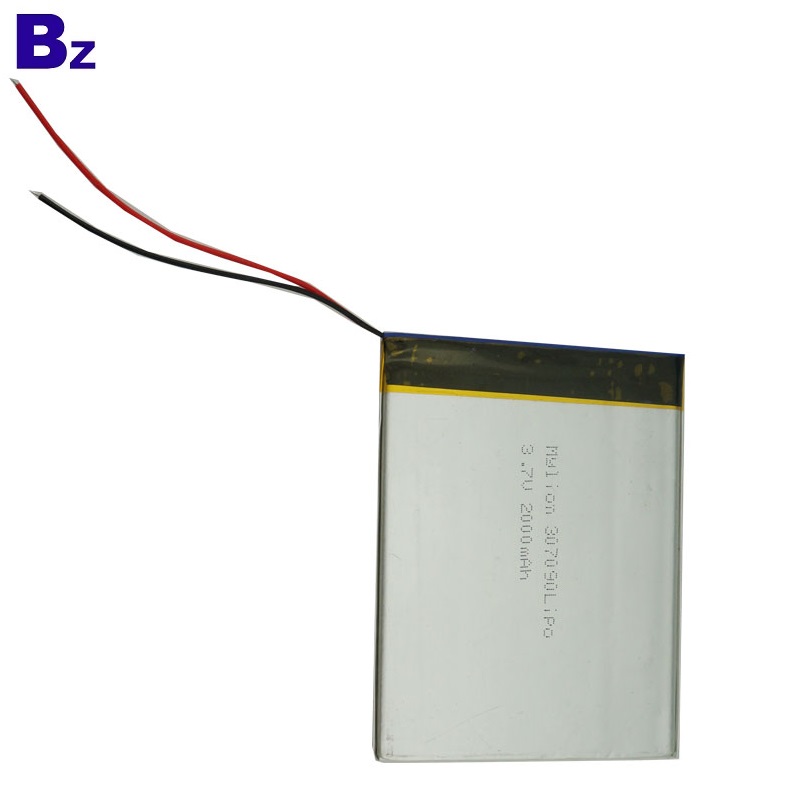 307090 3.7V 2000mAh Lithium-ion Polymer Battery 307090 3.7V 2000mAh Lithium-ion Polymer Battery