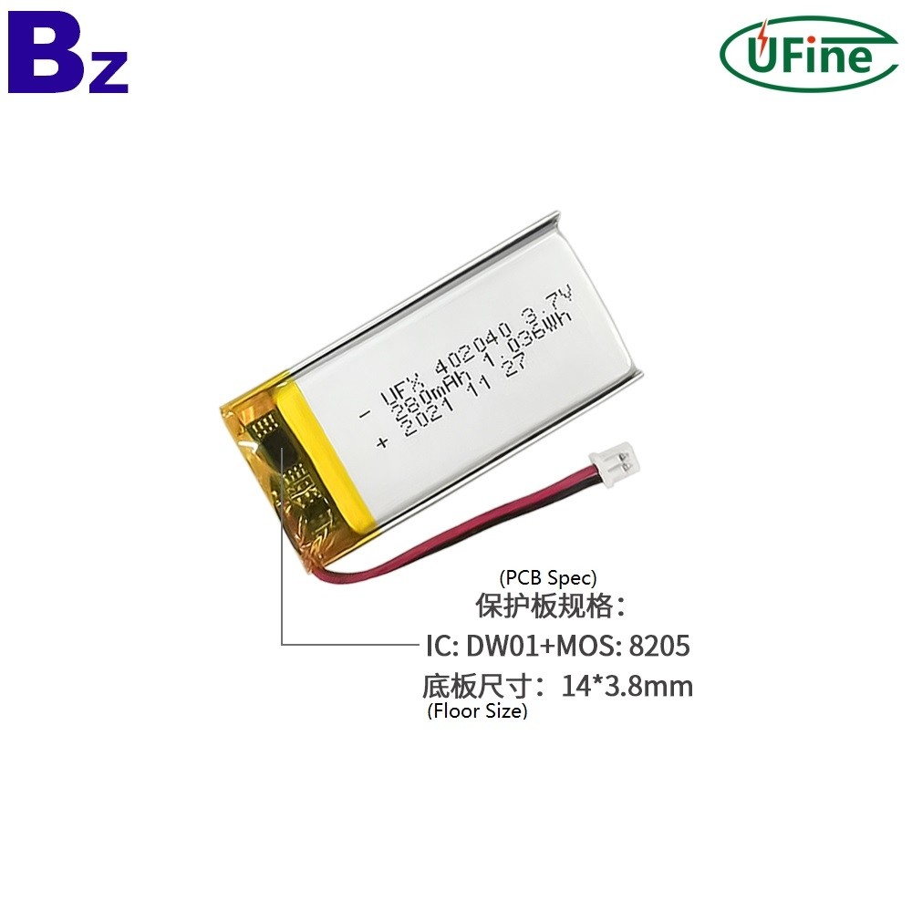 280mAh 3.7V Gamepad Battery 280mAh 3.7V Gamepad Battery
