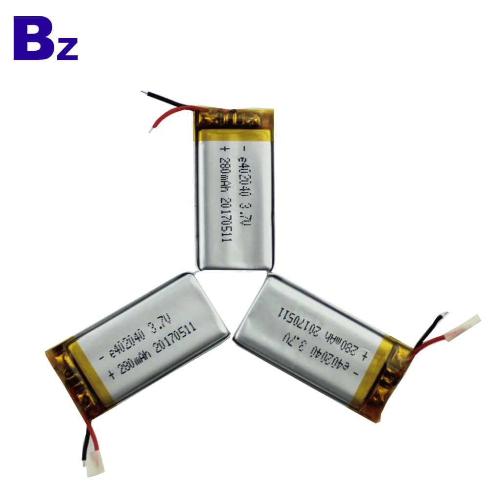 280mAh Battery for Sports Headphone 280mAh Battery for Sports Headphone