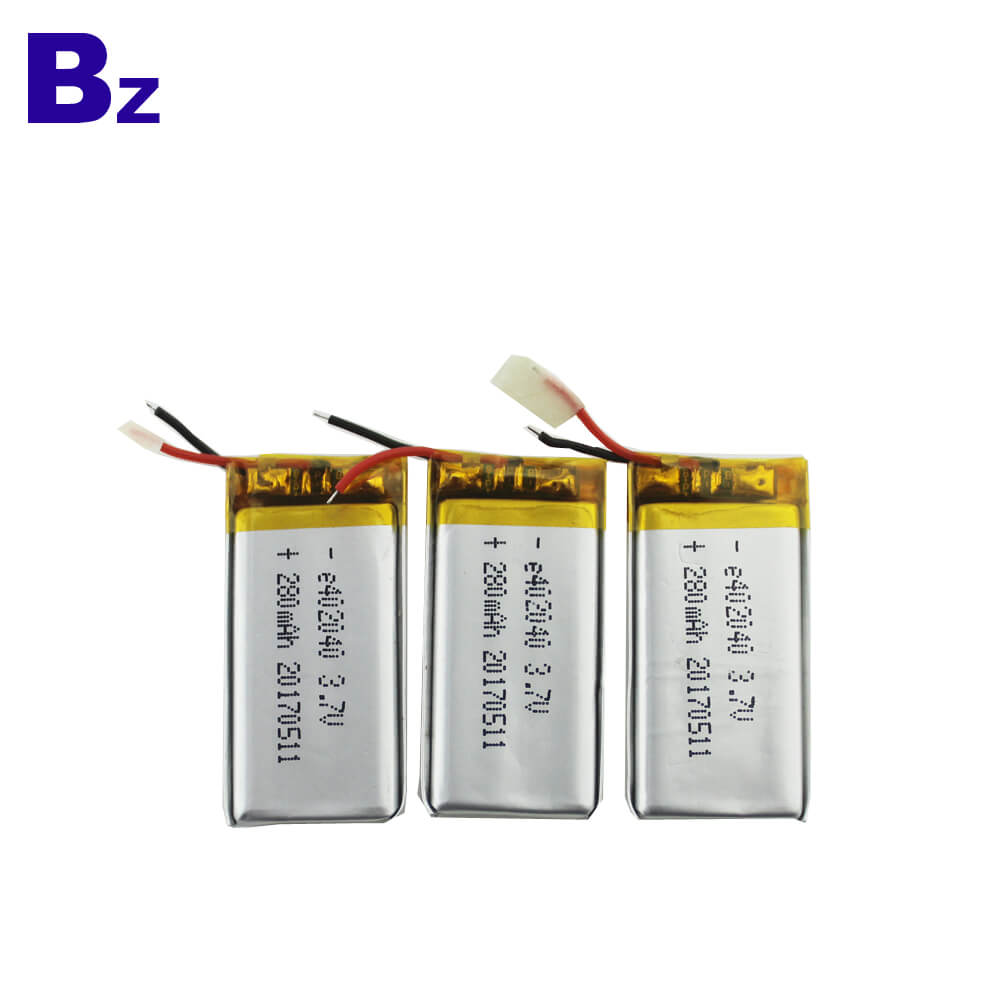 402040 280mAh 3.7V Lipo Battery 402040 280mAh 3.7V Lipo Battery
