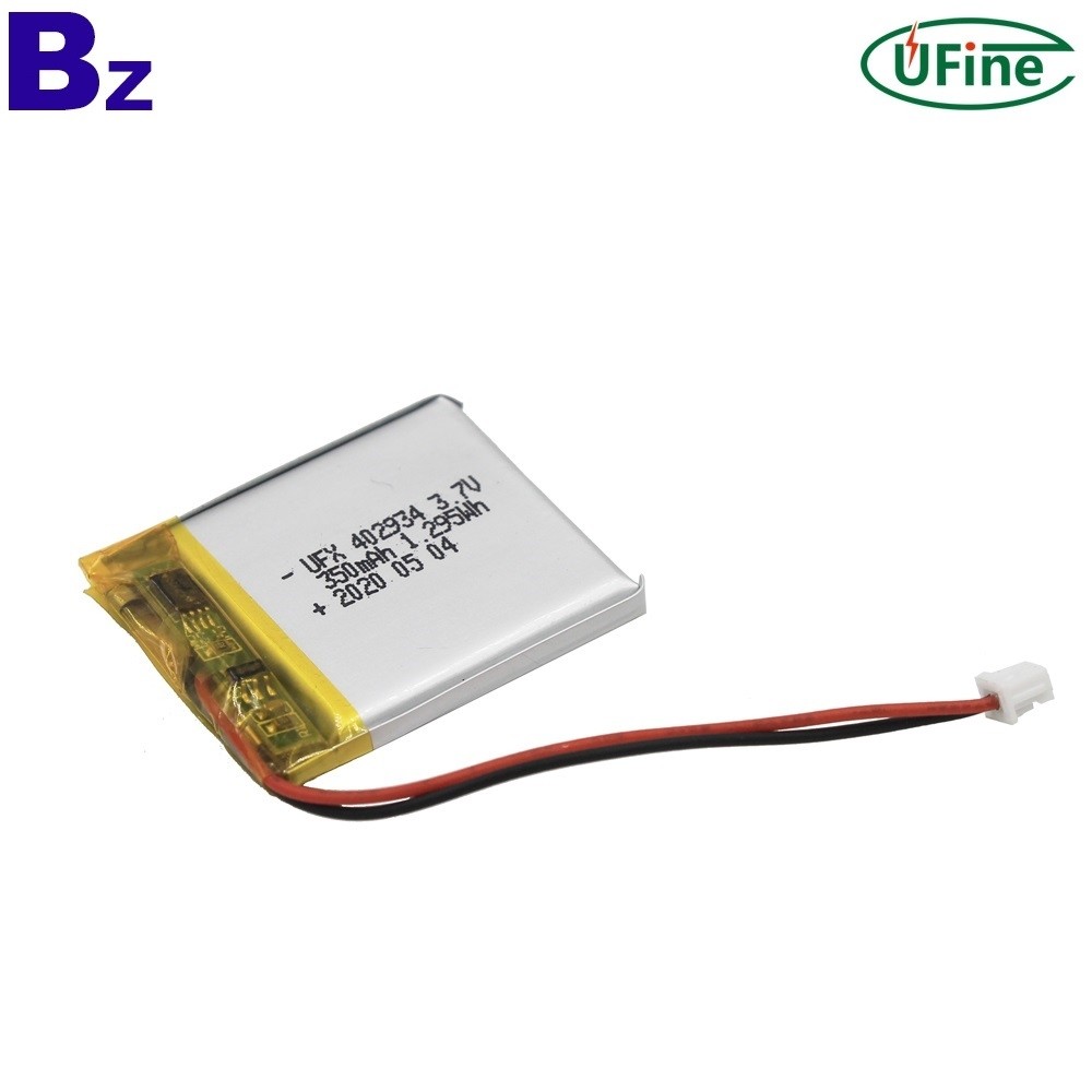 402934 350mAh 3.7V Li-po Batteries
