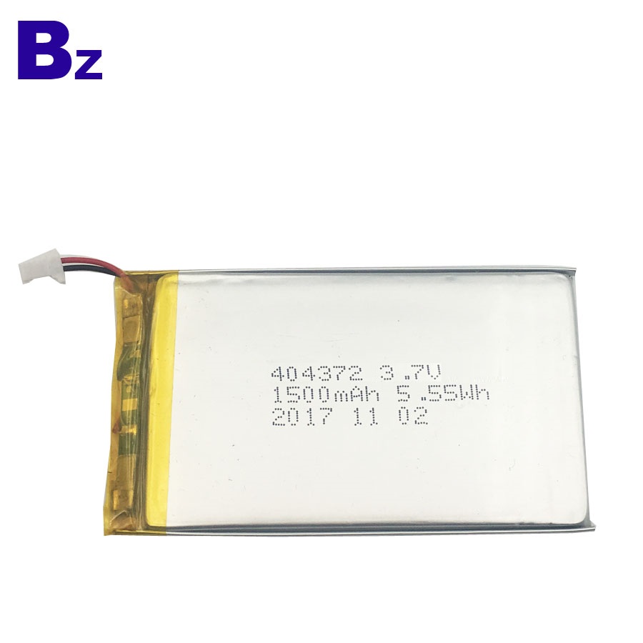 404372 1500mAh 3.7V Li-Polymer Battery 404372 1500mAh 3.7V Li-Polymer Battery