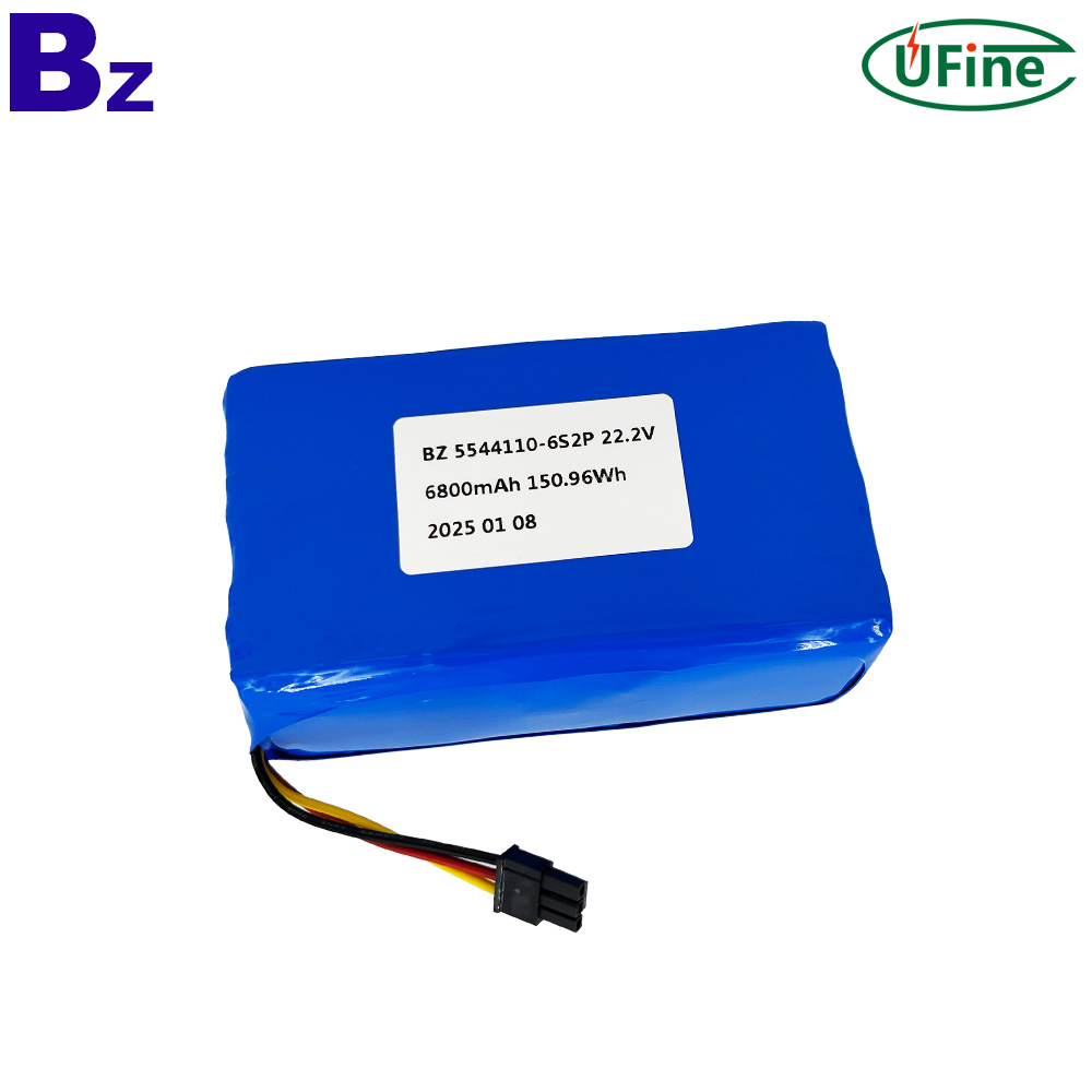 5544110-6S2P 6800mAh 22.2V 리튬 이온 배터리 5544110-6S2P 6800mAh 22.2V 리튬 이온 배터리