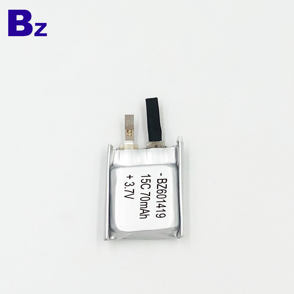 601419-15C 70mAh High C-rating Battery 601419-15C 70mAh High C-rating Battery