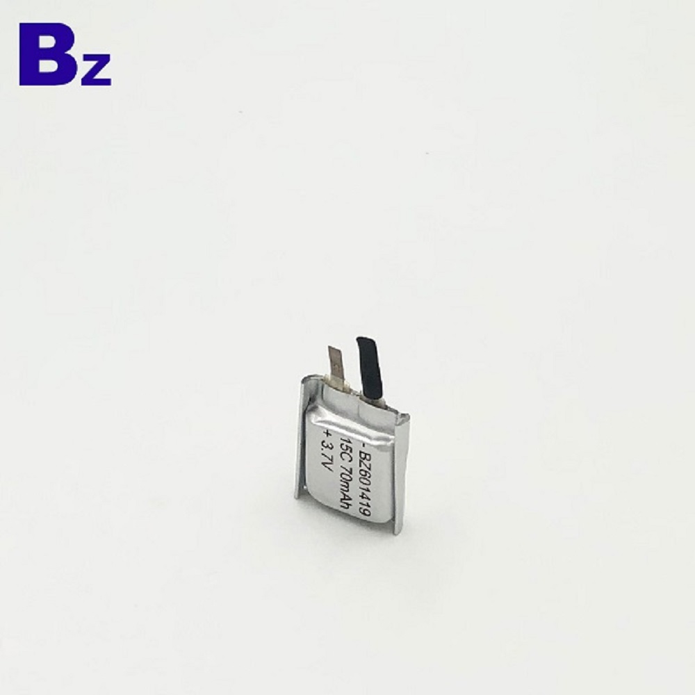 601419-15C 70mAh High C-rating Battery 601419-15C 70mAh High C-rating Battery