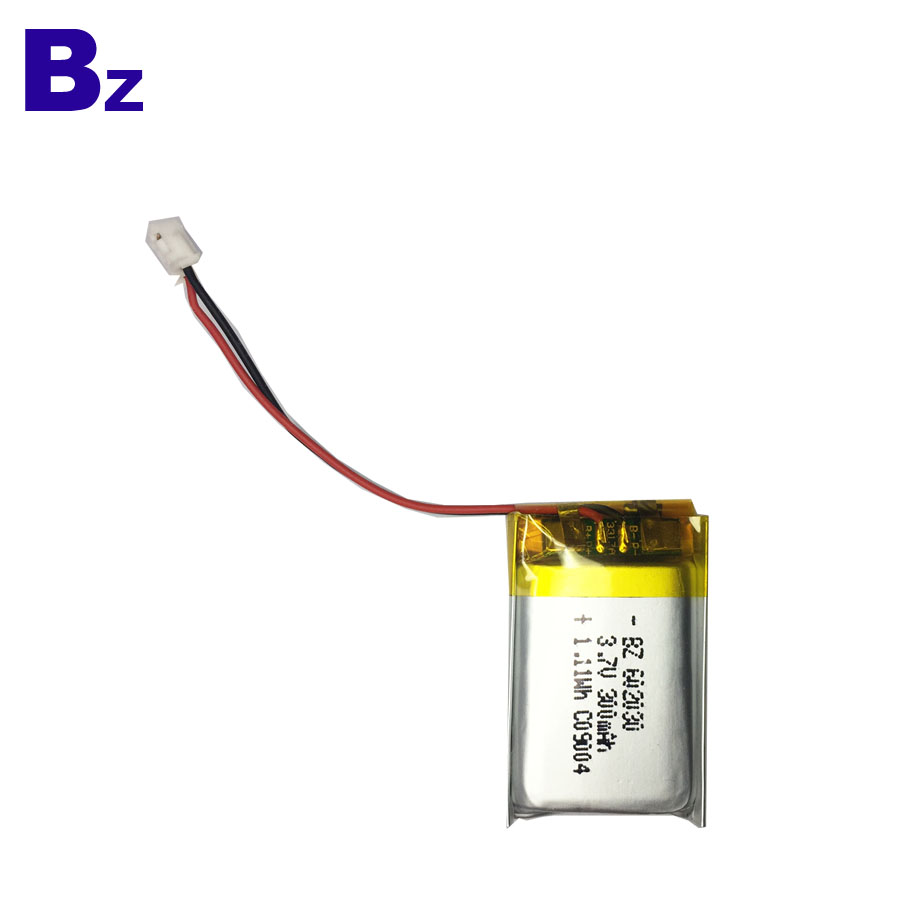602030 300mAh 3.7V Li-Polymer Battery 602030 300mAh 3.7V Li-Polymer Battery