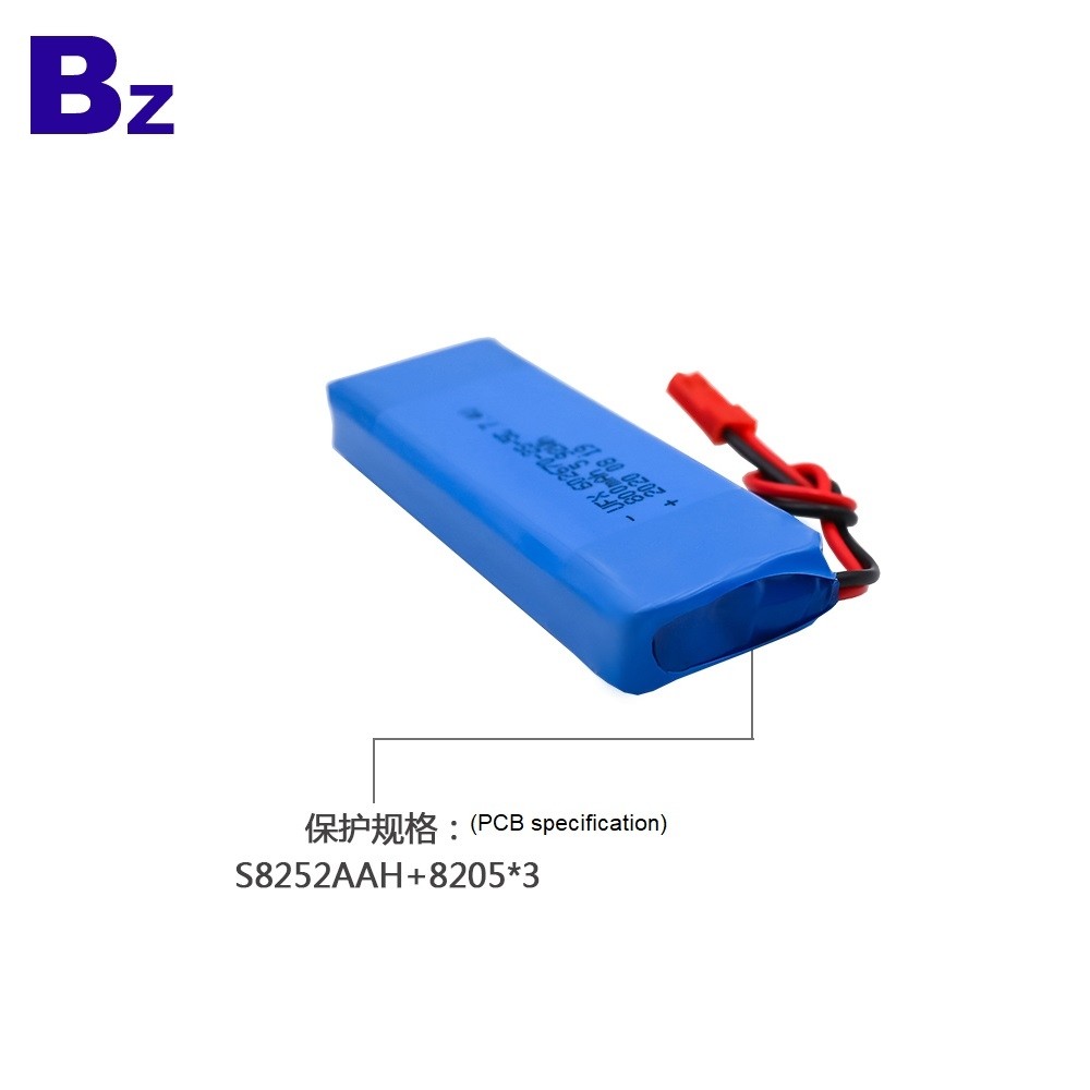 602670-2S 800mAh 7.4V 5C Li-polymer Battery 602670-2S 800mAh 7.4V 5C Li-polymer Battery