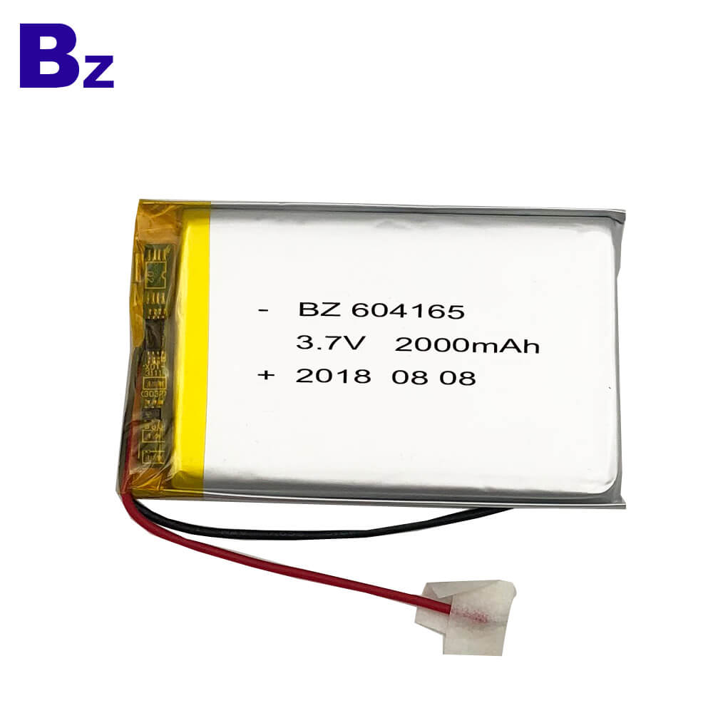 BZ 604165 2000mAh 3.7V Polymer Li-ion Battery BZ 604165 2000mAh 3.7V Polymer Li-ion Battery