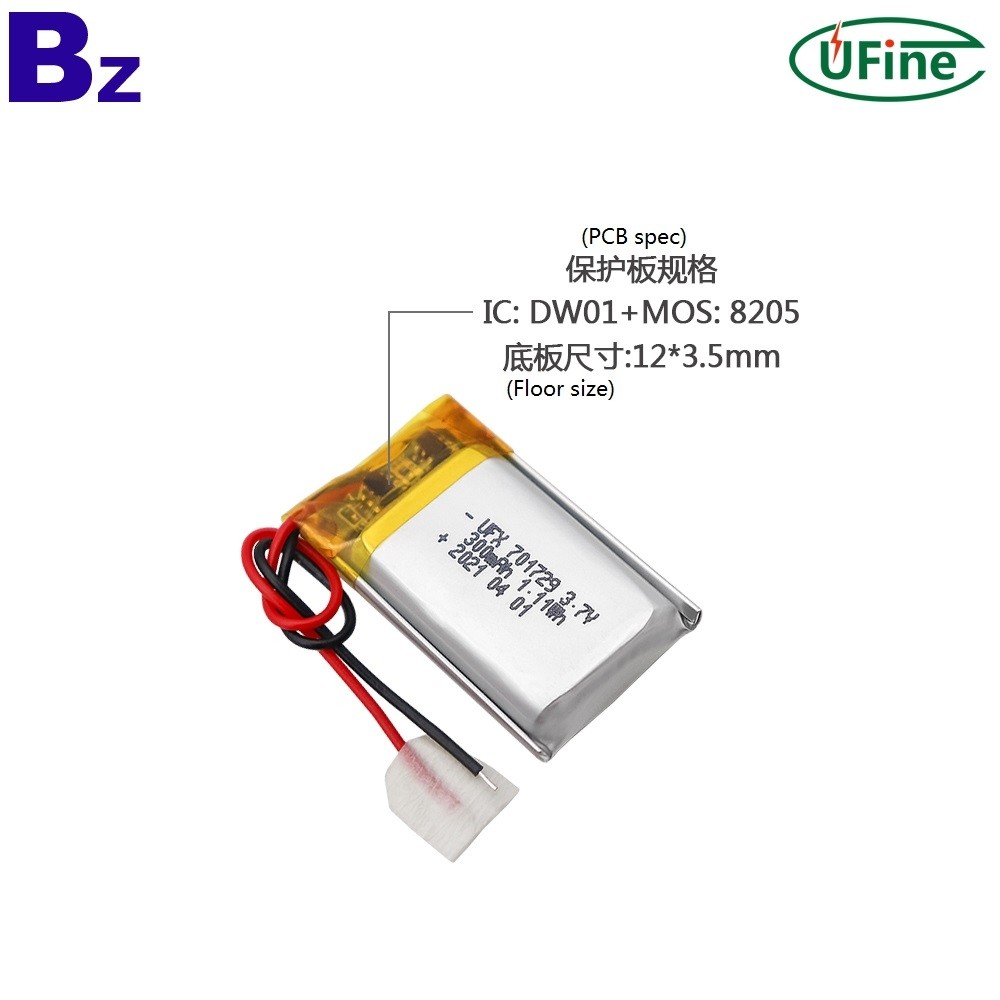 Wholesale High Quality 300mAh Li-ion Polymer Battery