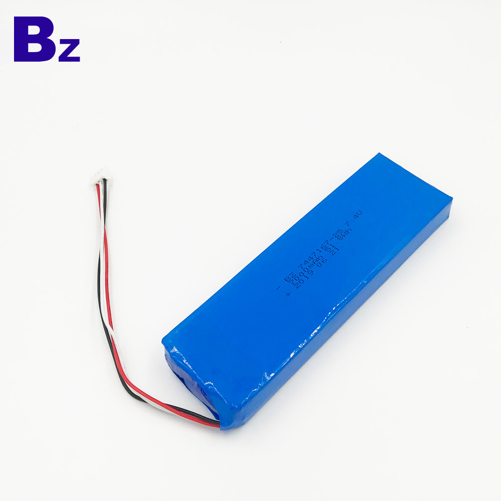 7.4V Li-Polymer Battery With Wire and Plug 7.4V Li-Polymer Battery With Wire and Plug