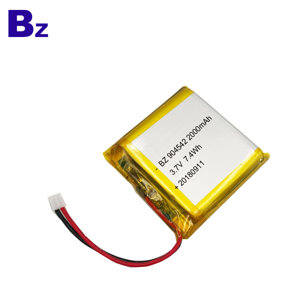 2000mAh 3.7V Lipo Battery