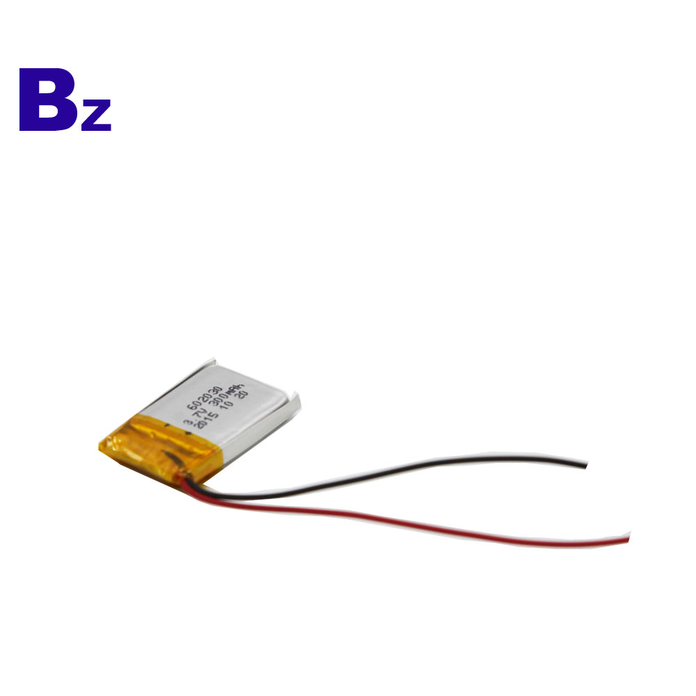 602030 300mAh 3.7V Lithium Polymer Battery 602030 300mAh 3.7V Lithium Polymer Battery
