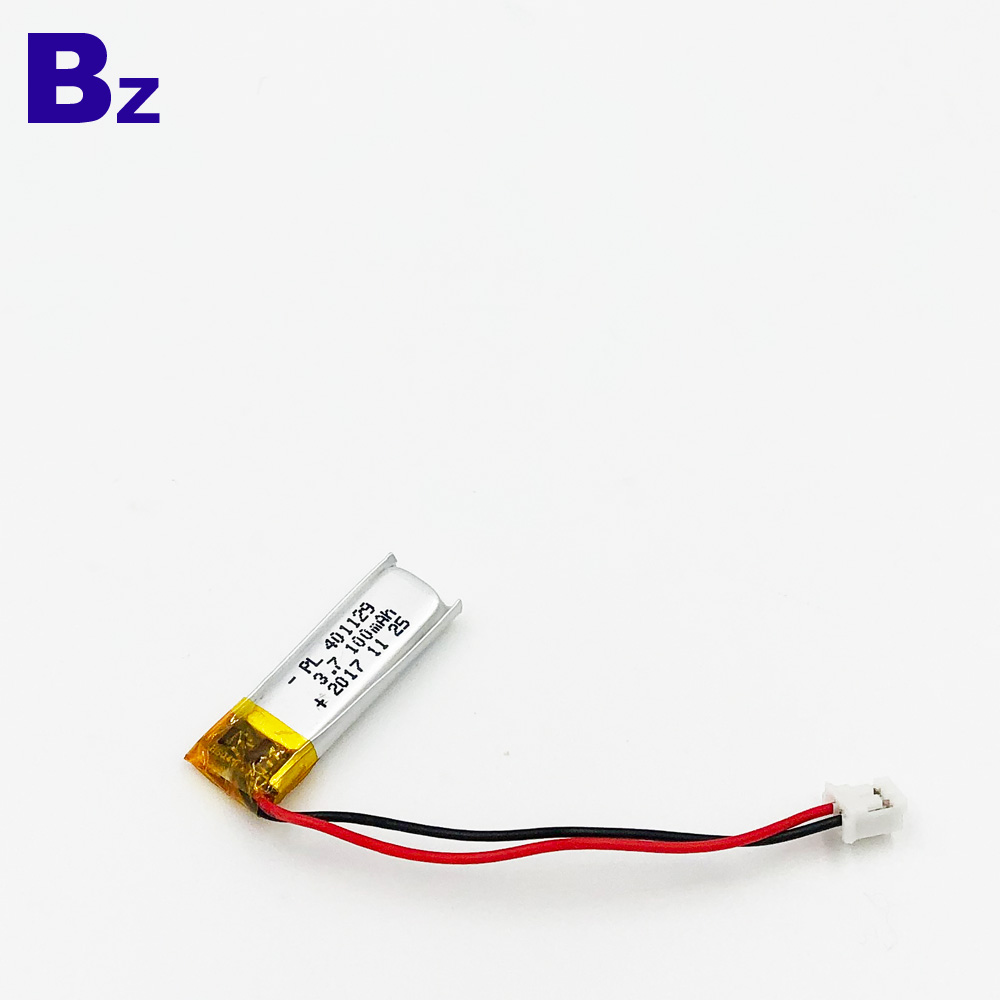 401129 100mAh 3.7V Li-Polymer Battery 401129 100mAh 3.7V Li-Polymer Battery