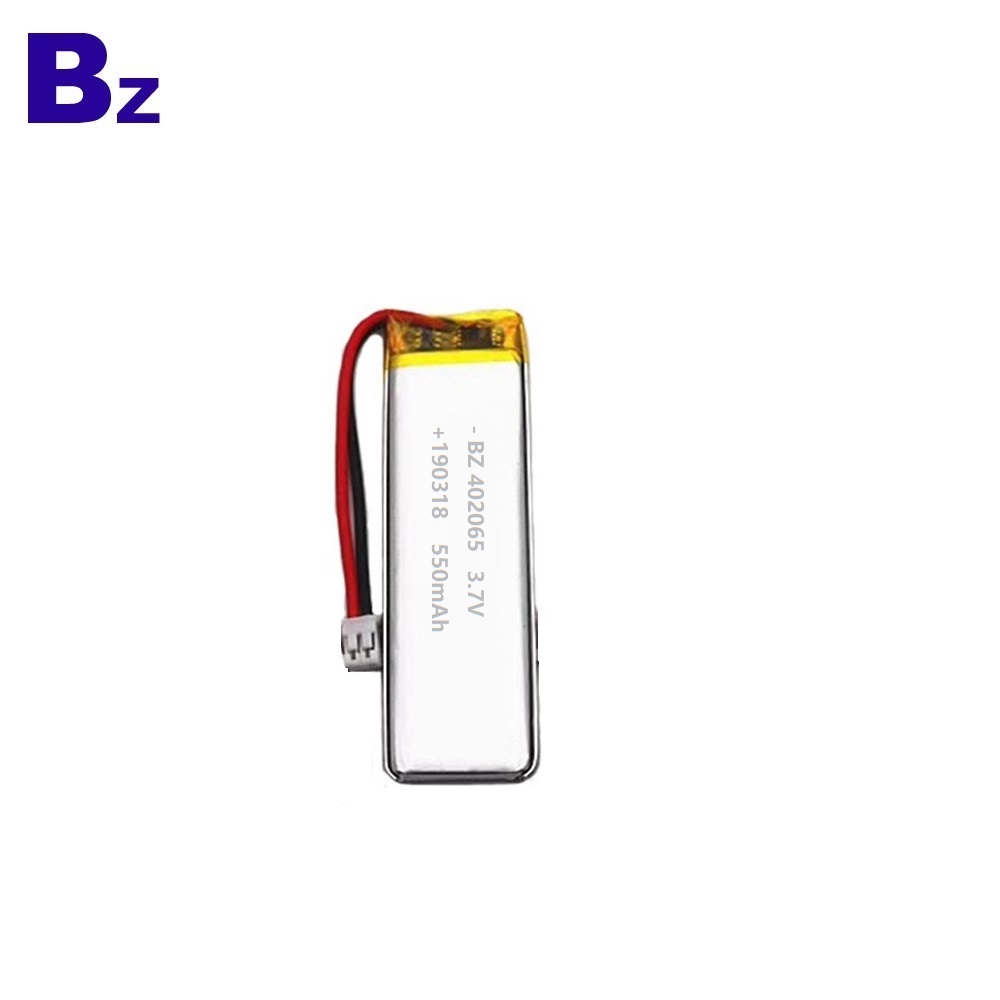 550mAh Li-polymer Battery for Air Cleaner 550mAh Li-polymer Battery for Air Cleaner