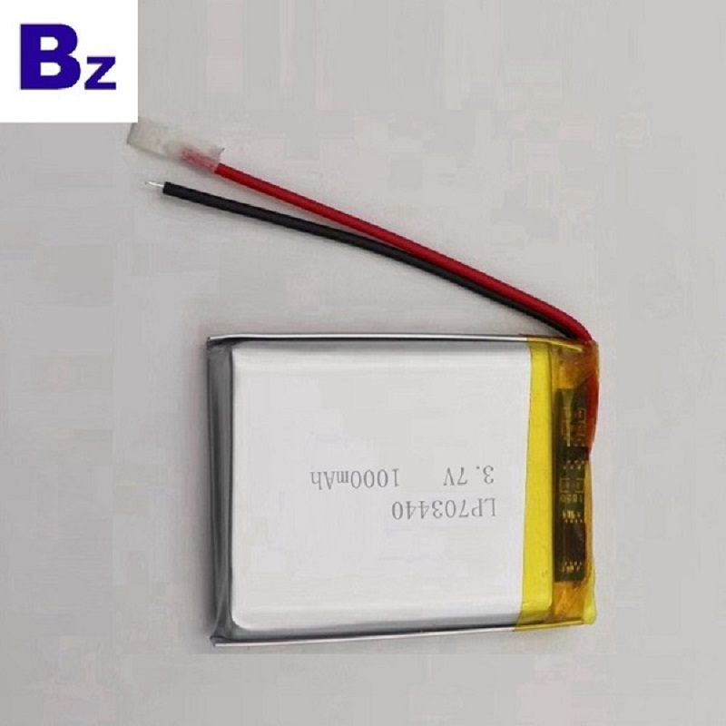 703440 1000mAh 3.7V Lipo Battery