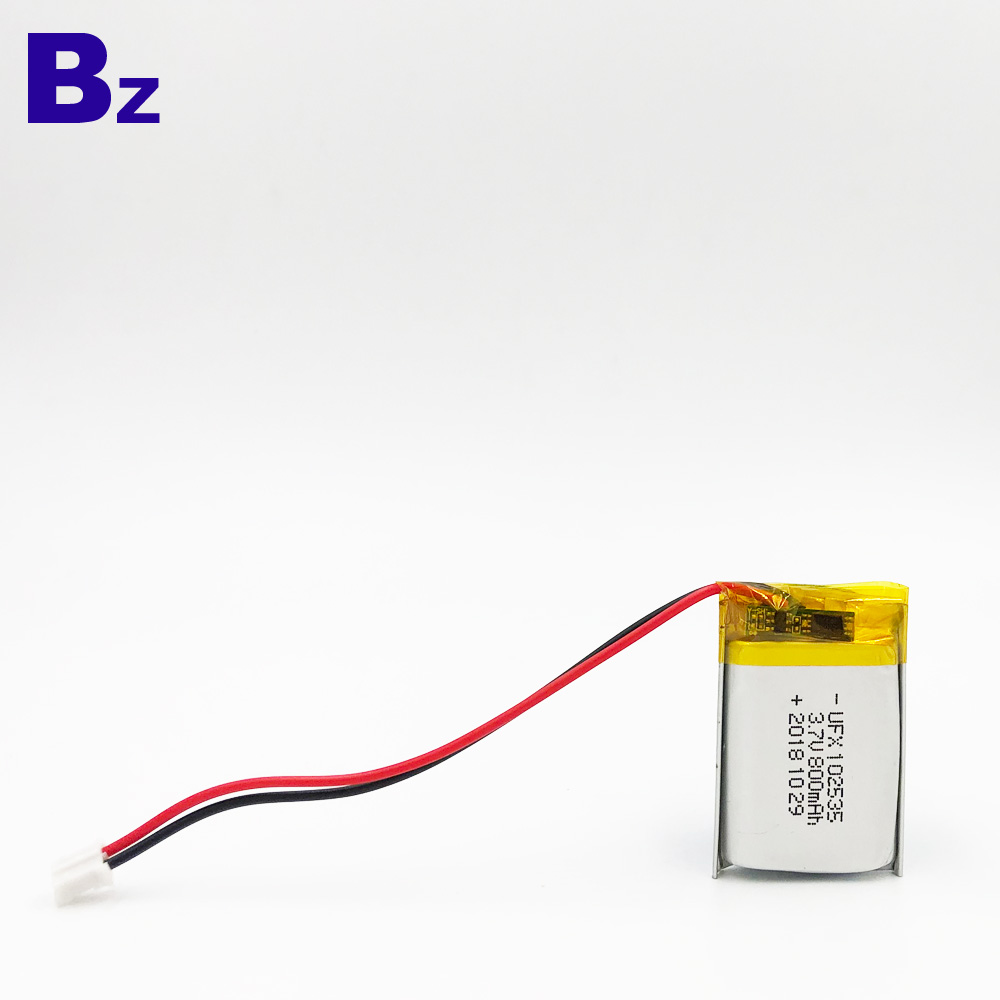 102535 800mAh 3.7V Li-Polymer Battery