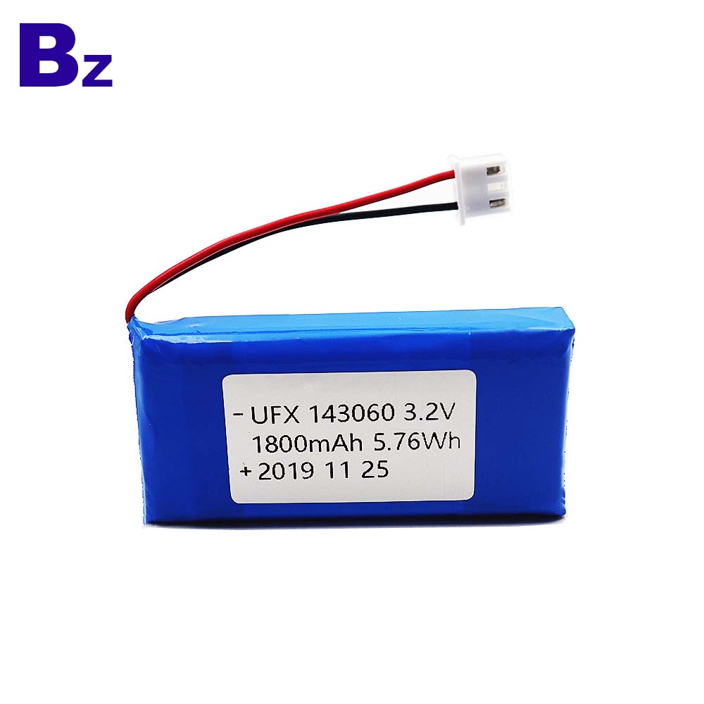 143060 1800mAh 3.2V LiFePO4 Battery 143060 1800mAh 3.2V LiFePO4 Battery