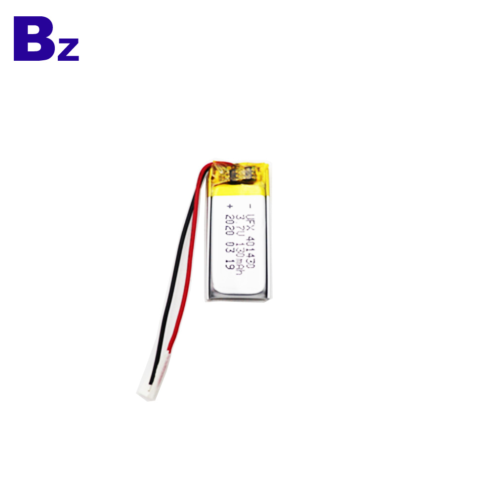 401430 130mAh 3.7V Li-Polymer Battery 
