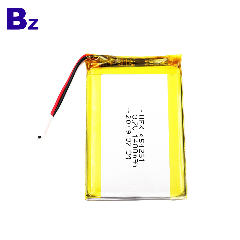 454261 1400mAh 3.7V Li Polymer Battery 454261 1400mAh 3.7V Li Polymer Battery