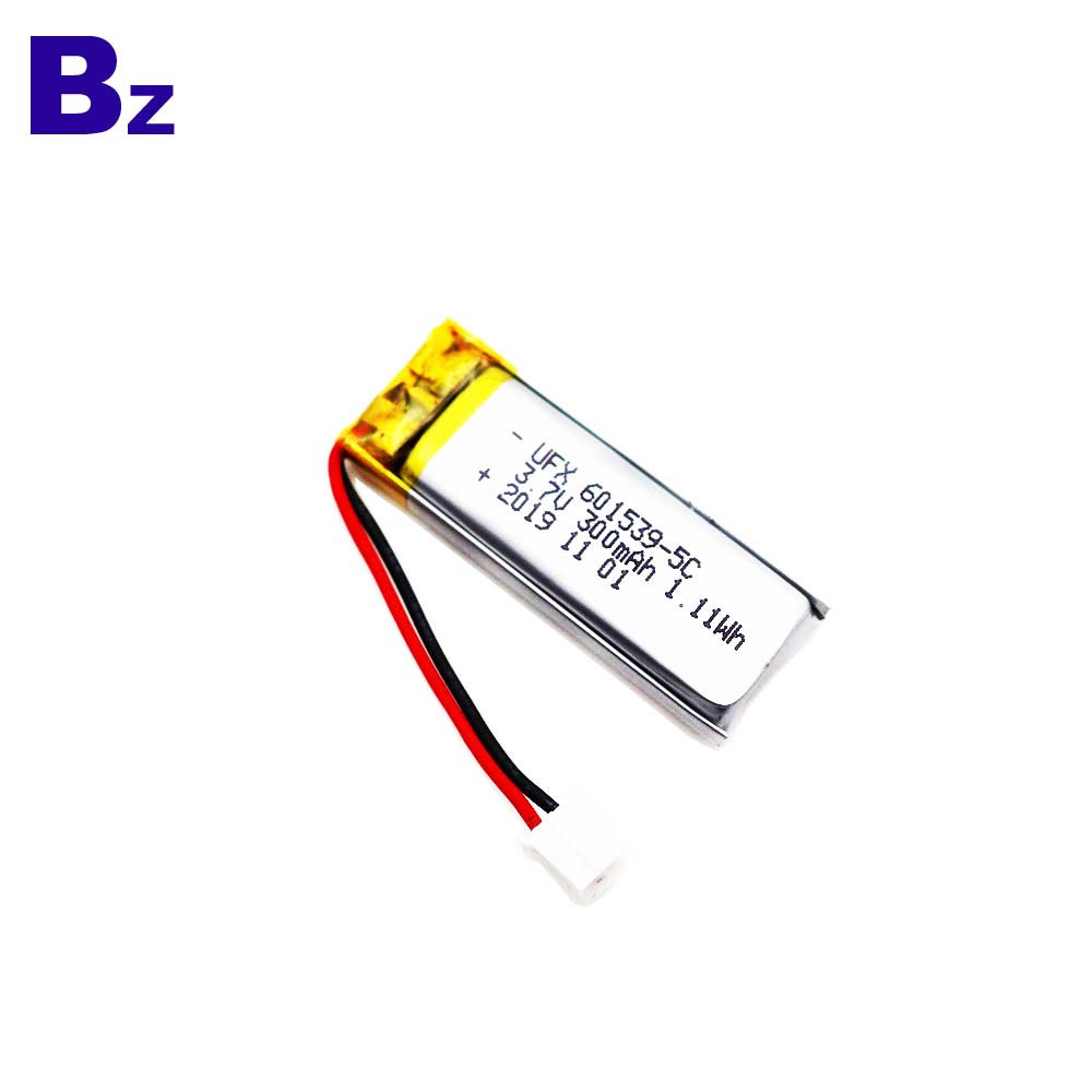 601539-5C 3.7V 300mAh Li-Polymer Battery 601539-5C 3.7V 300mAh Li-Polymer Battery