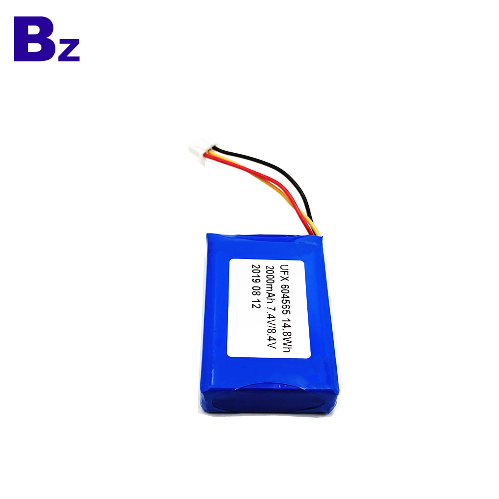 604565-2S 2000mAh 7.4V Li-Polymer Battery 604565-2S 2000mAh 7.4V Li-Polymer Battery