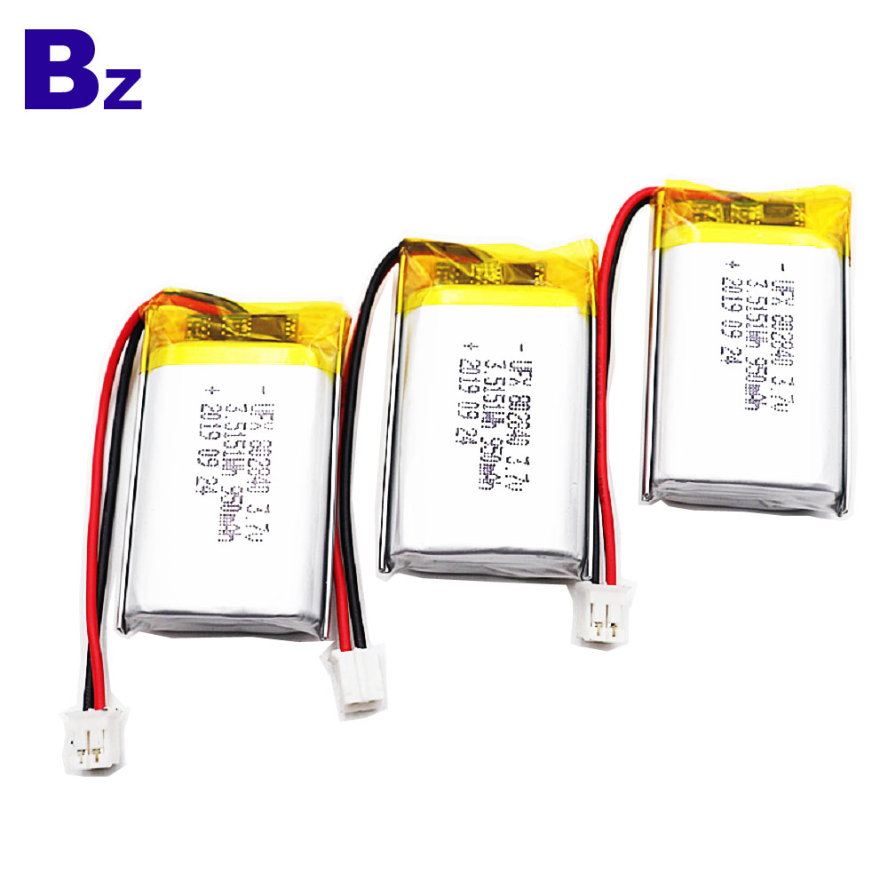 802840 3.7V 950mAh Lithium Polymer Battery 802840 3.7V 950mAh Lithium Polymer Battery