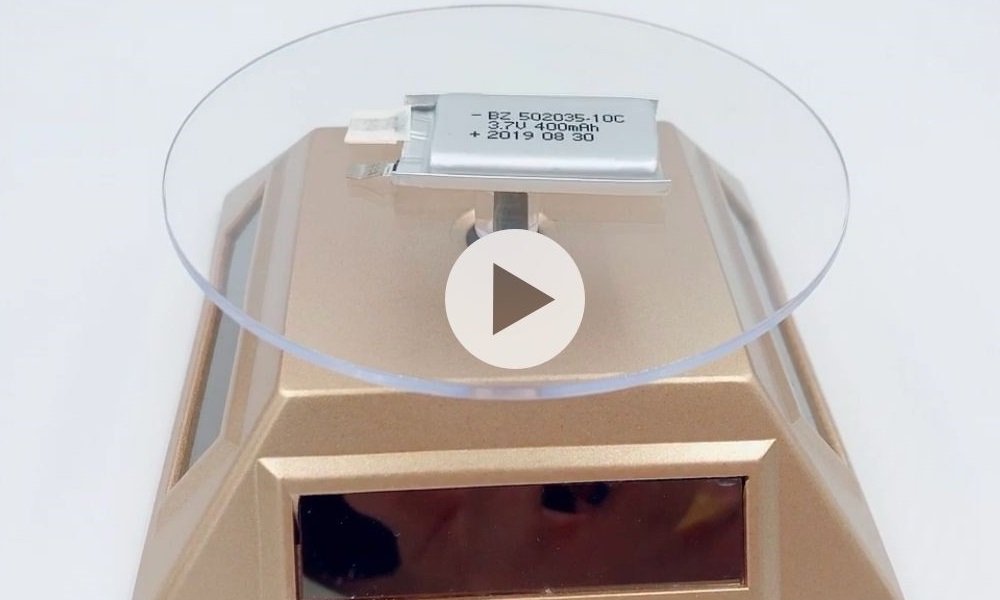 502035-10C 400mAh 3.7V Li-Polymer Battery Cell